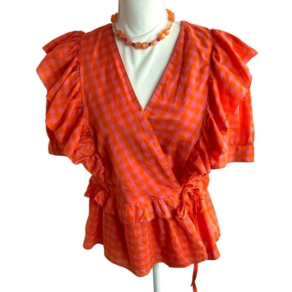 J. Crew Wrap Peplum Blouse - Picture 4 of 13